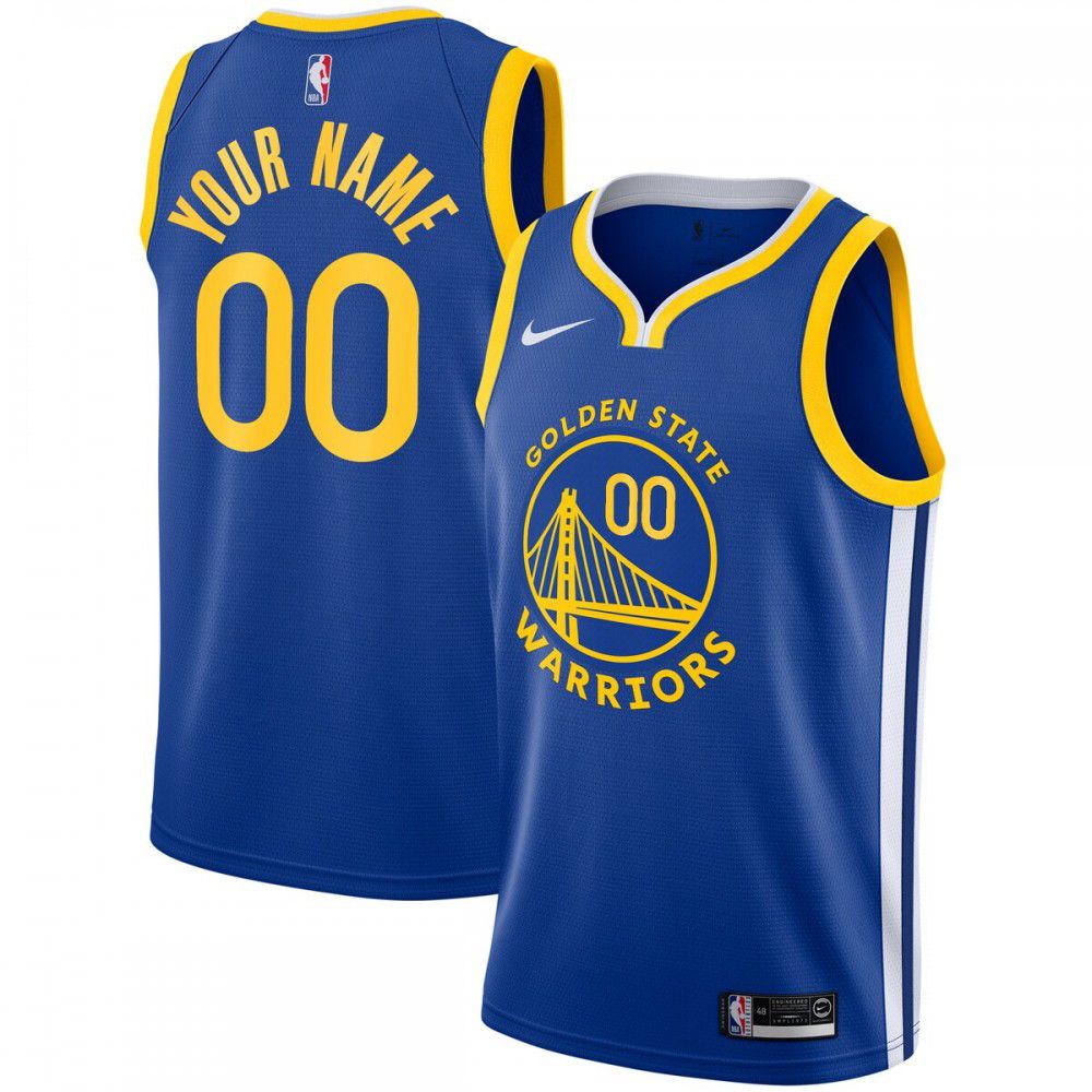 Golden State Warriors Unisex 2019/20 Custom Swingman Jersey - Royal - Icon Edition-Pro Kit Vault | Brand New 26/27 Sports Jerseys